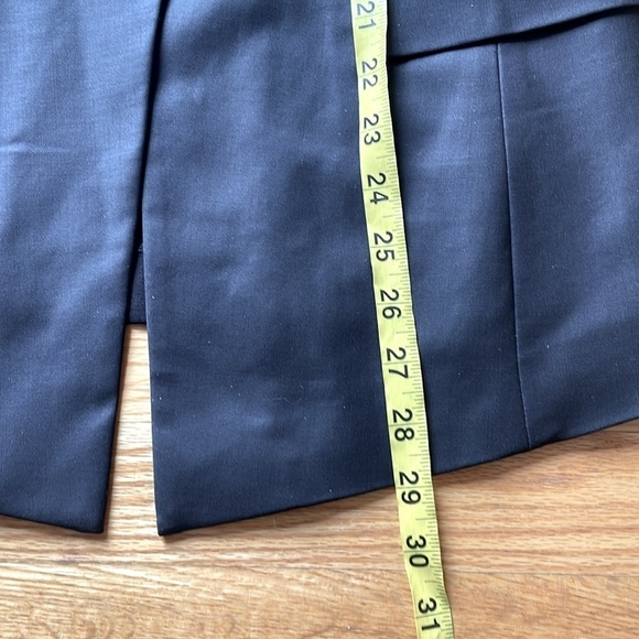 BCBGMaxazria Black Tuxedo Vest Single Button Size XS Formal City Lined - Picture 9 of 12